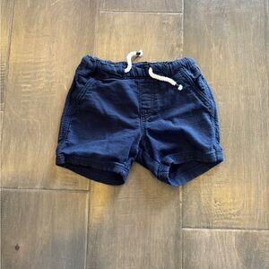 H&M Navy Blue Drawstring Kids Shorts
